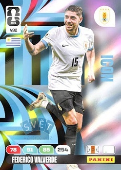 Federico Valverde Uruguay Panini FIFA World Cup 2026 Adrenalyn XL Icon #492